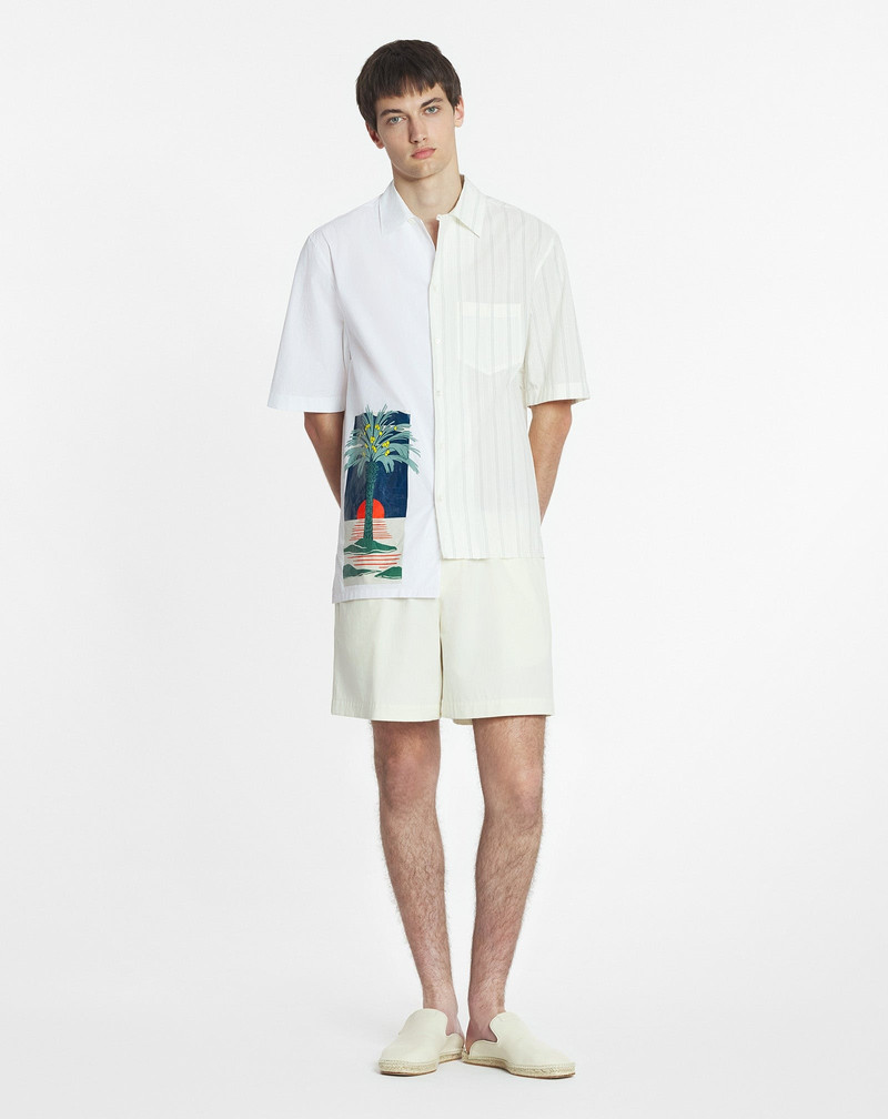 Lanvin PRINTED ASYMMETRIC SHIRT outlook