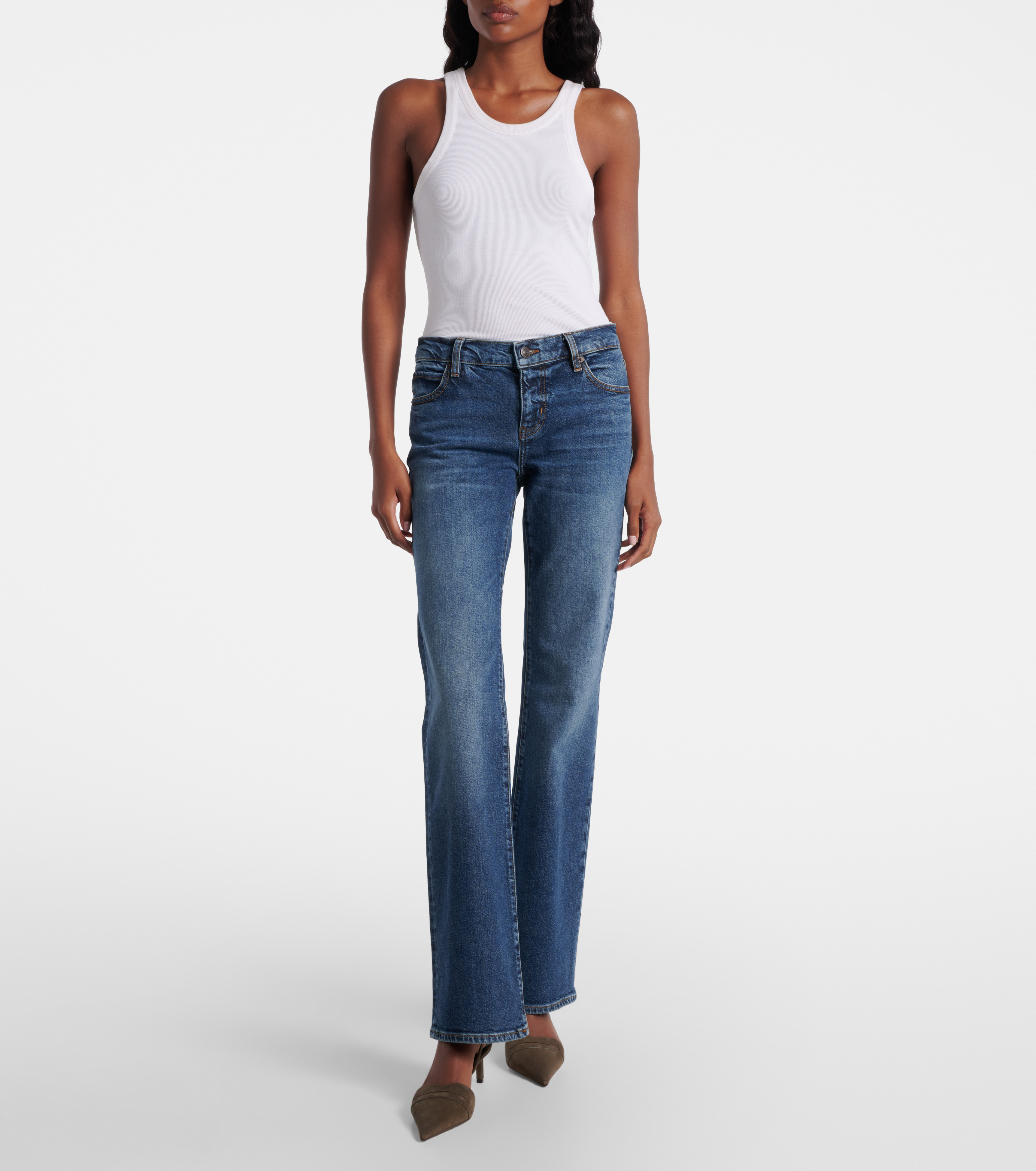 Arrow high-rise bootcut jeans - 7
