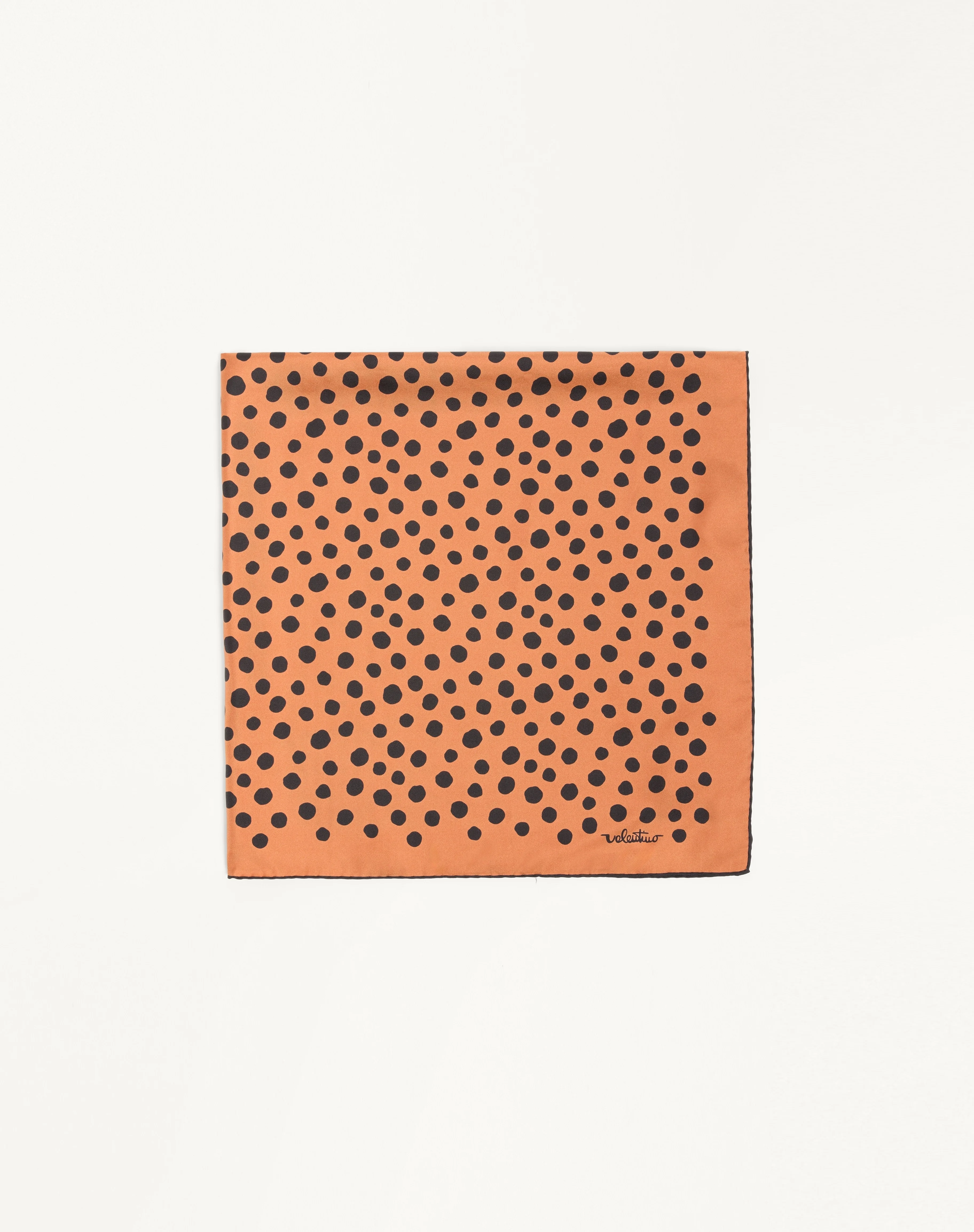 DALMATIAN POLKA DOT SILK SCARF - 1