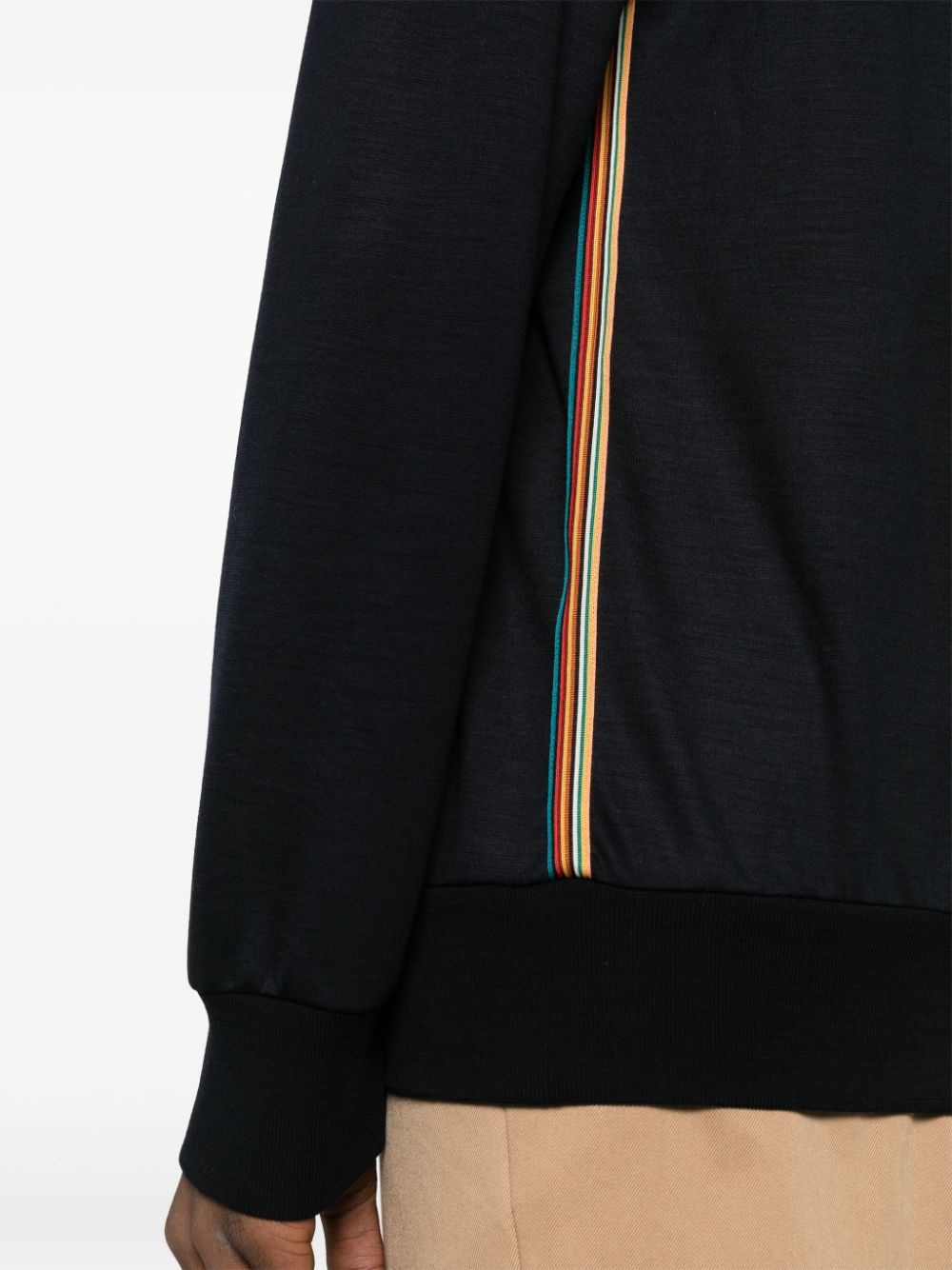 Stripe-trim sweatshirt - 5