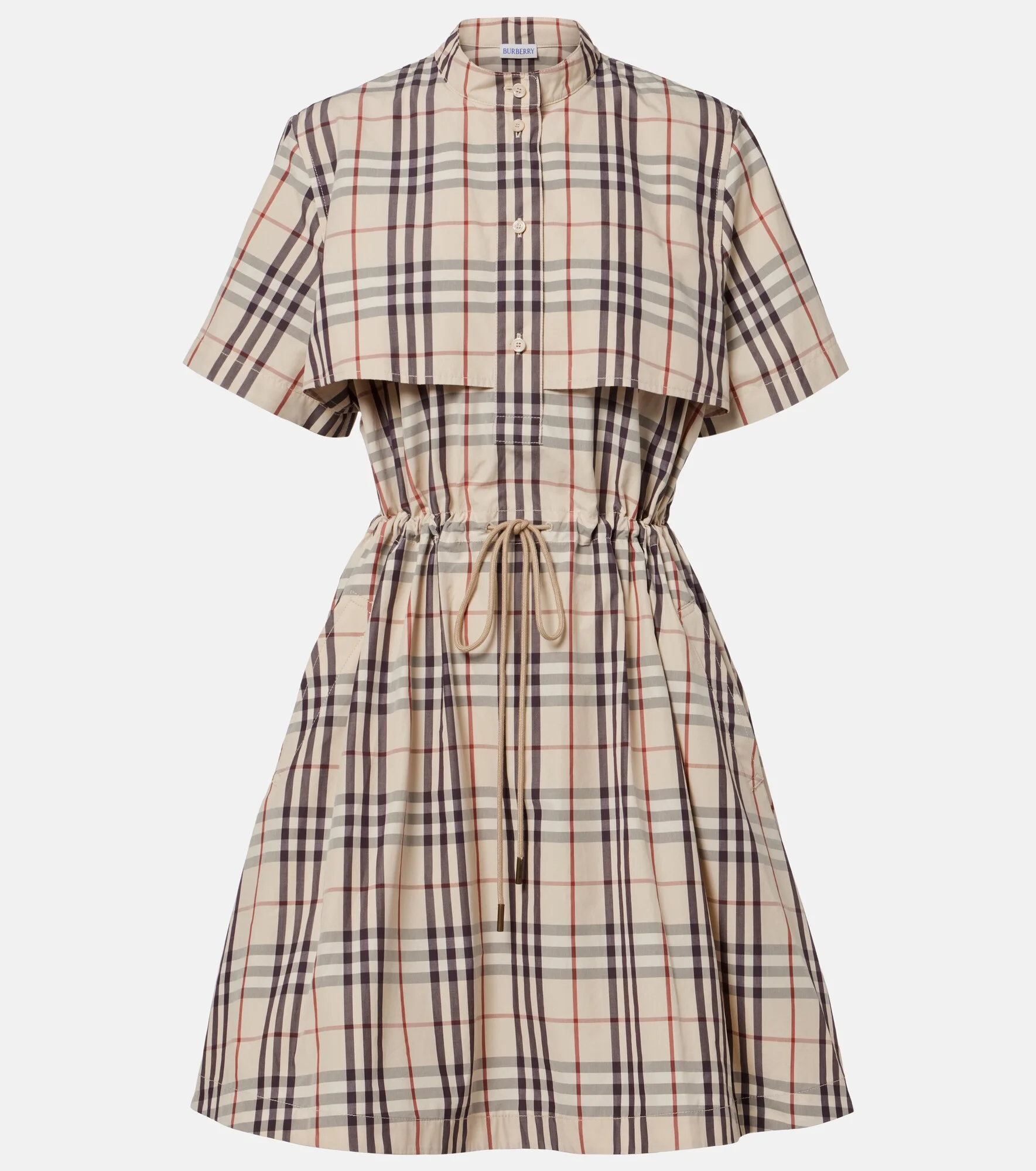 Burberry Check cotton minidress - 1
