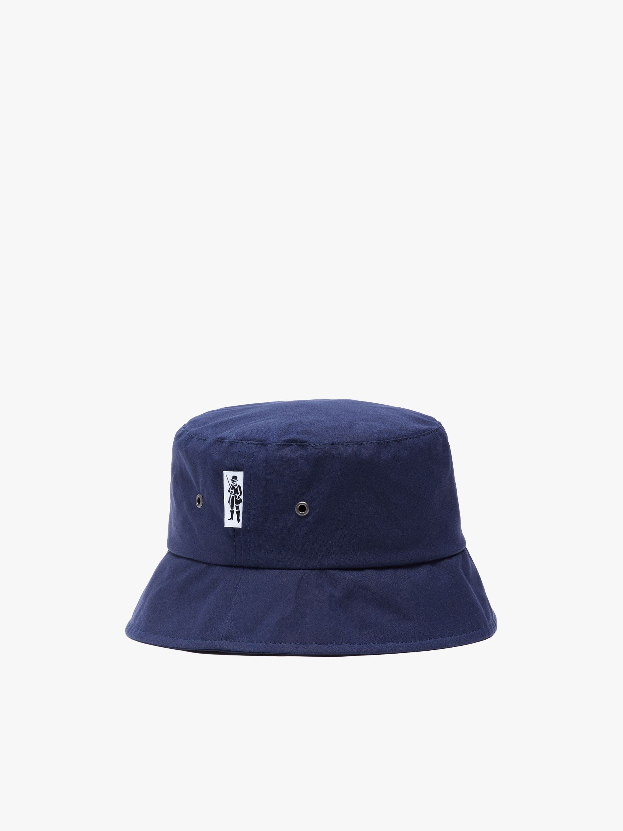 PELTING DARK NAVY WAXED COTTON BUCKET HAT | ACC-HA05 - 1