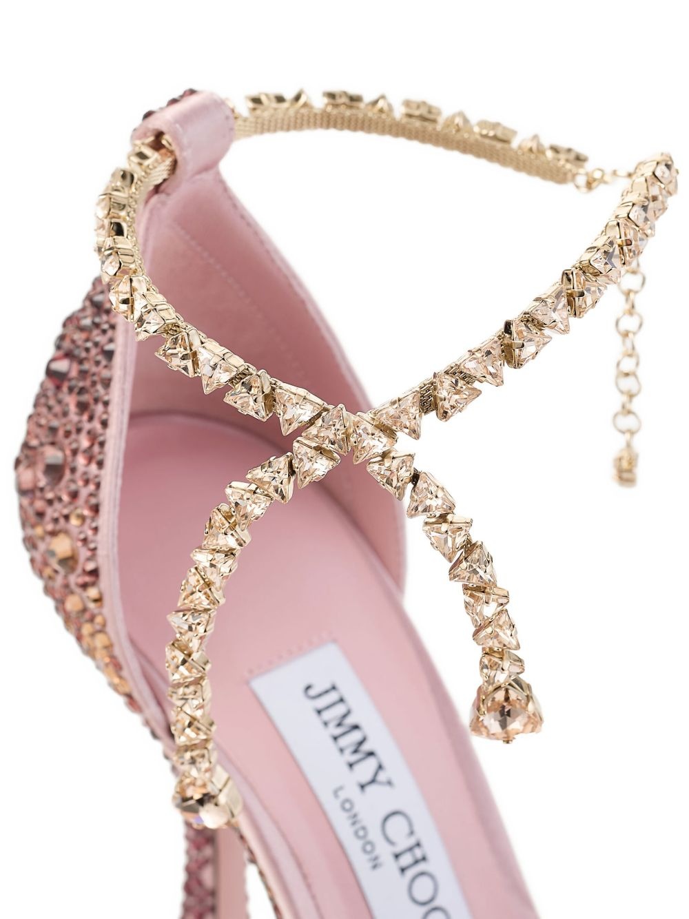 100mm Stevie crystal-embellished pumps - 5