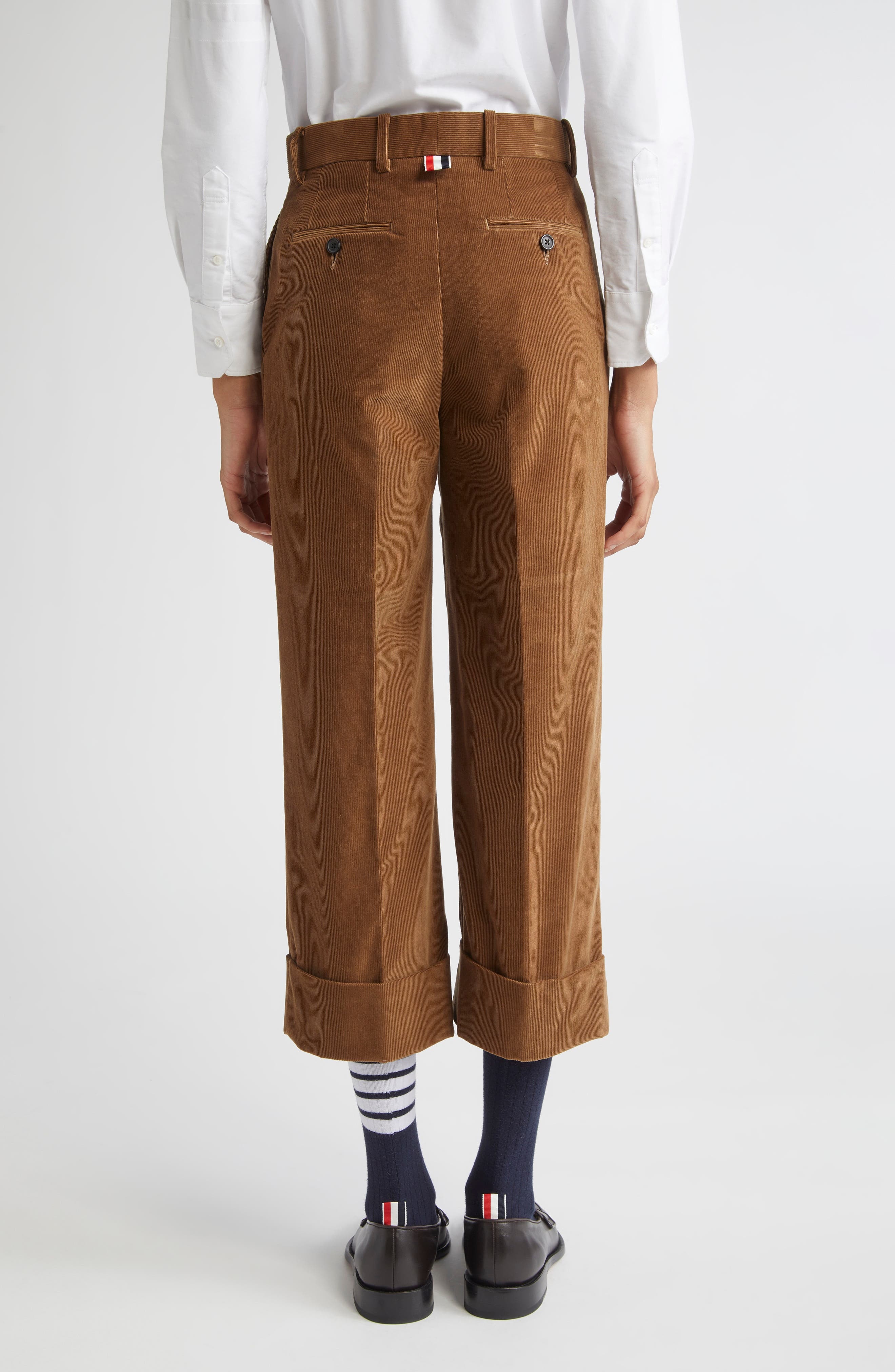 Thom Browne Fit 2 Cuffed Corduroy Pants at Nordstrom - 3