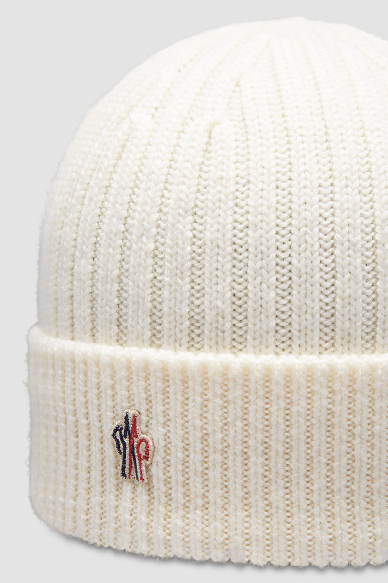 Ribbed Knit Wool Beanie 3