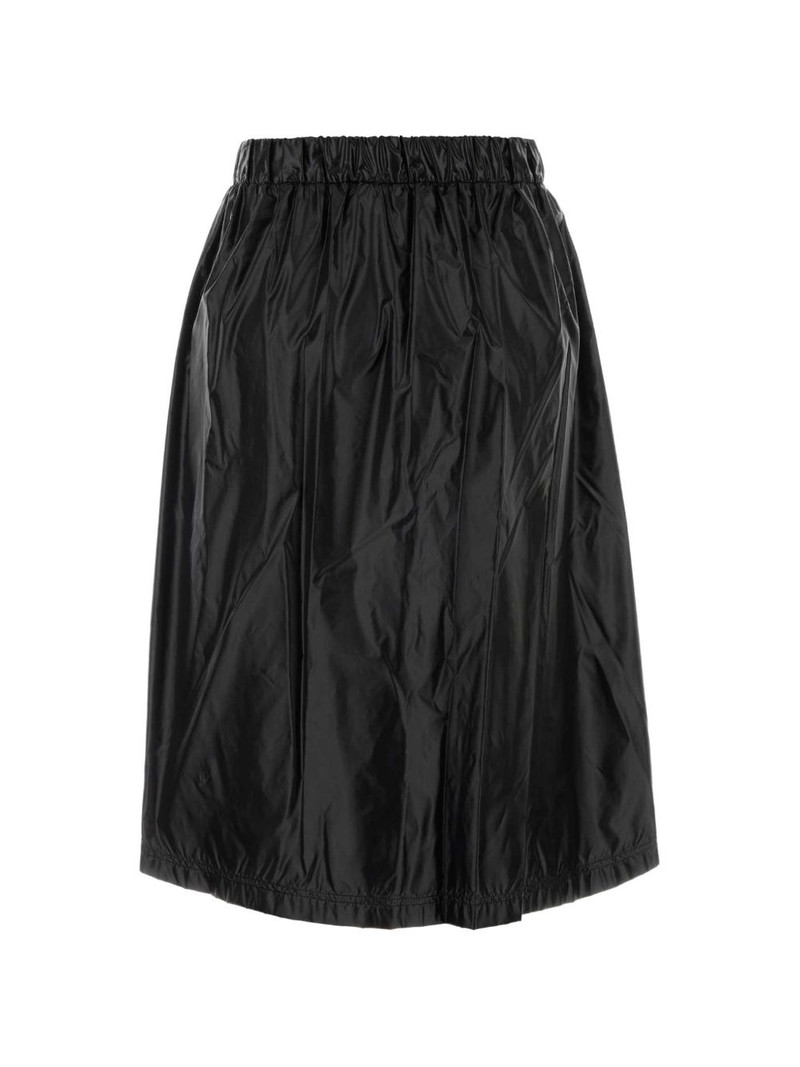 Herno elastic-waistband midi skirt outlook
