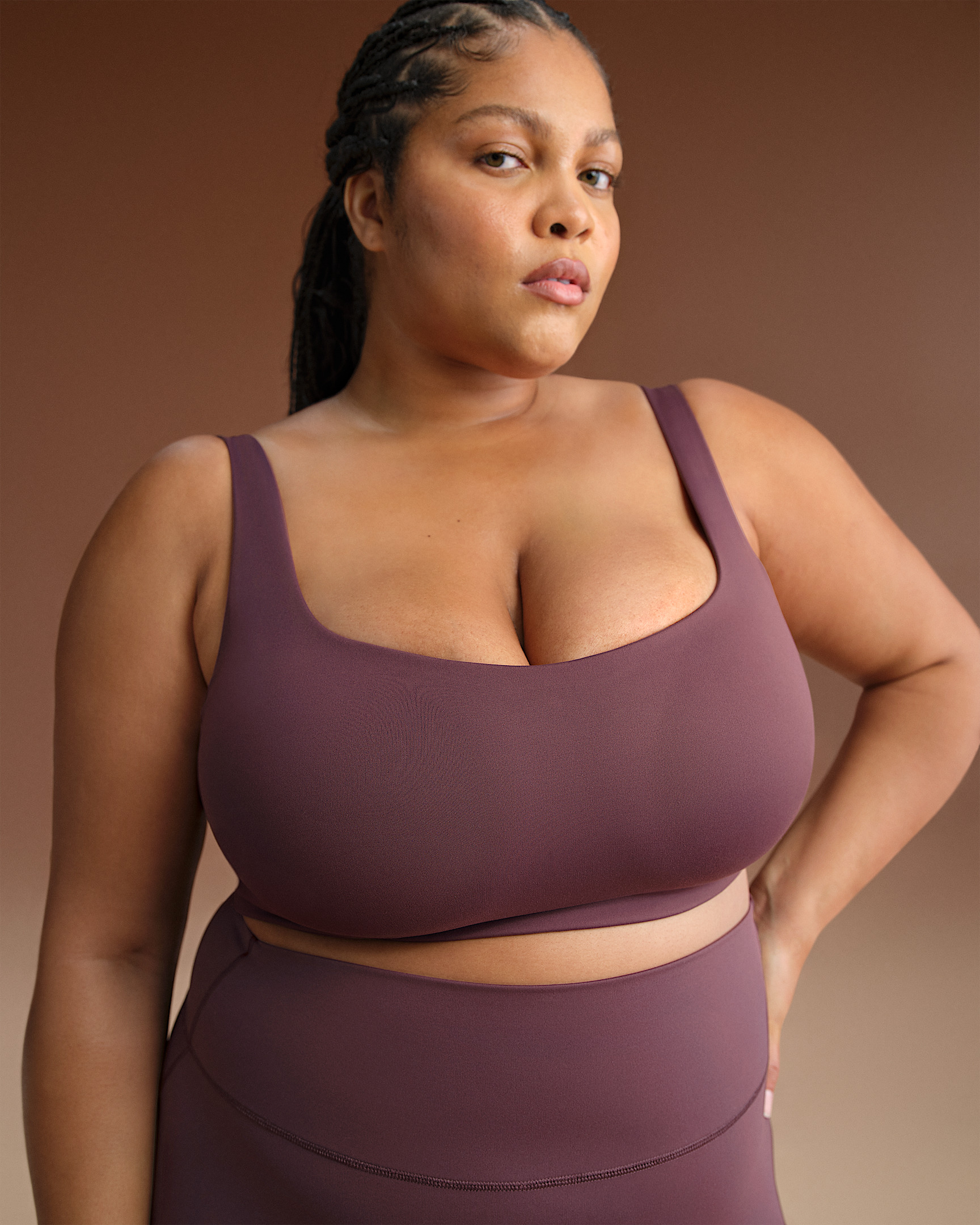 NikeSKIMS Matte Women's Scoop-Neck Bra - 7