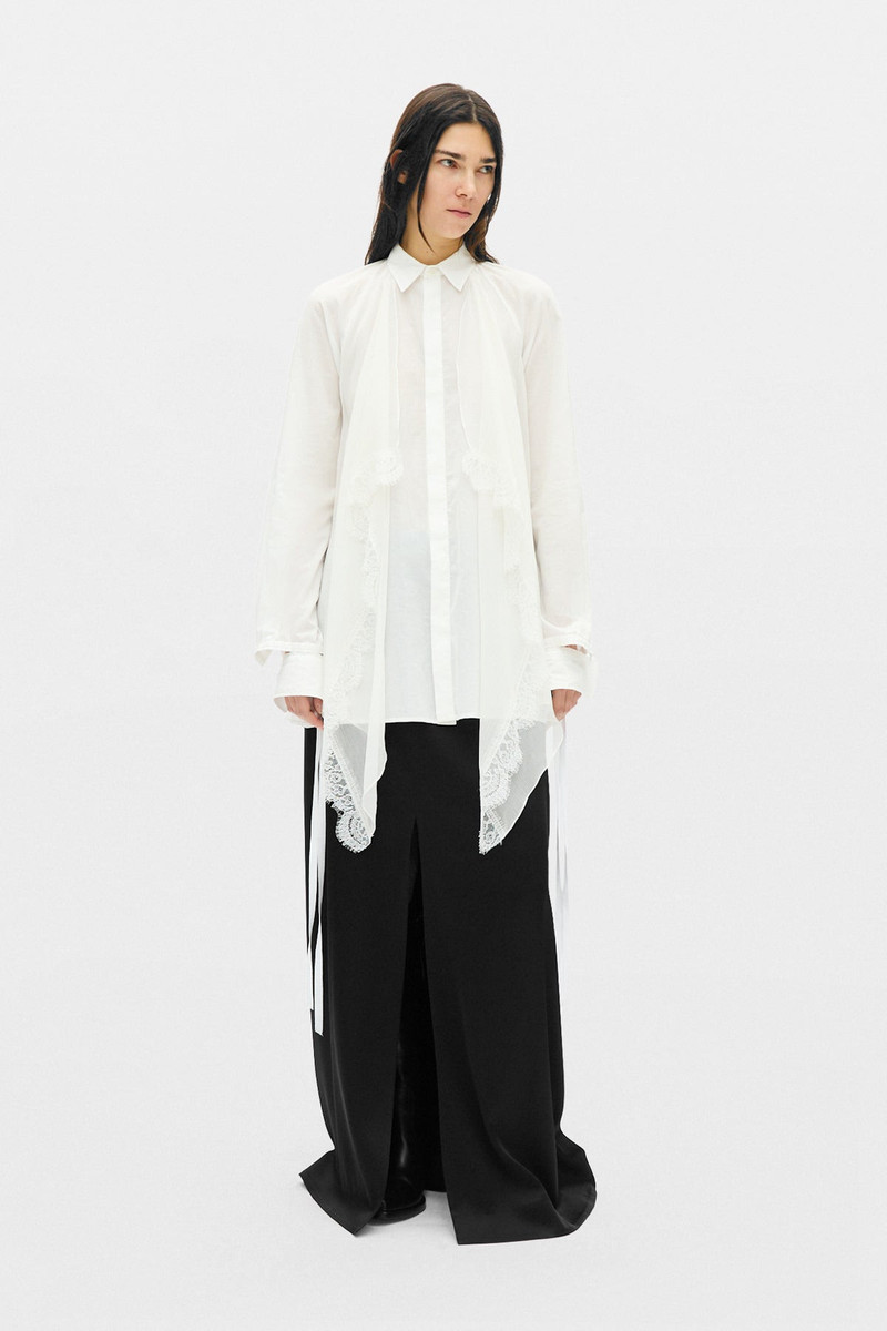 Sini Shirt with Silk Crepon Drap 1