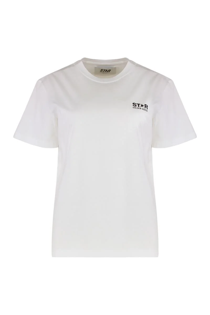 Golden Goose Round Neck T-Shirt In Cotton - 1