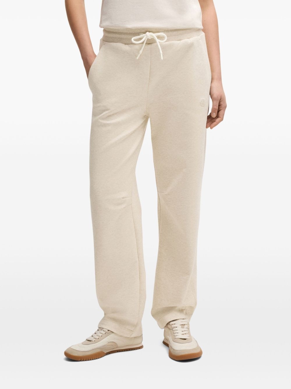 logo-embroidered track pants - 3