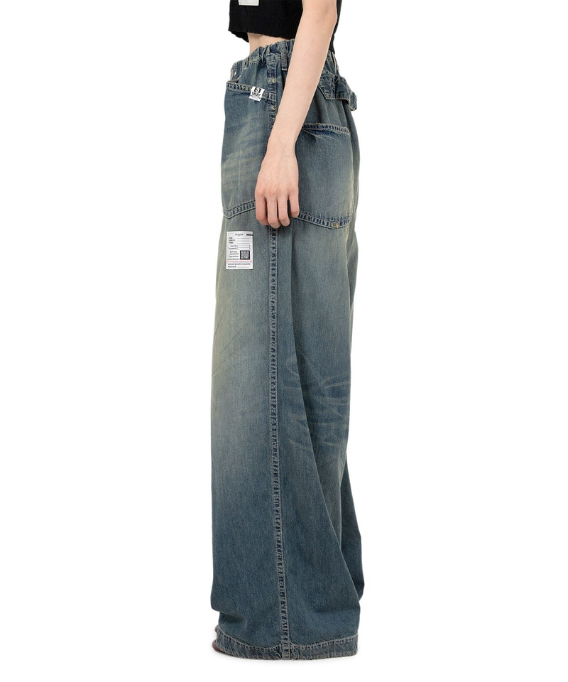 Light Denim Wide Pants 12