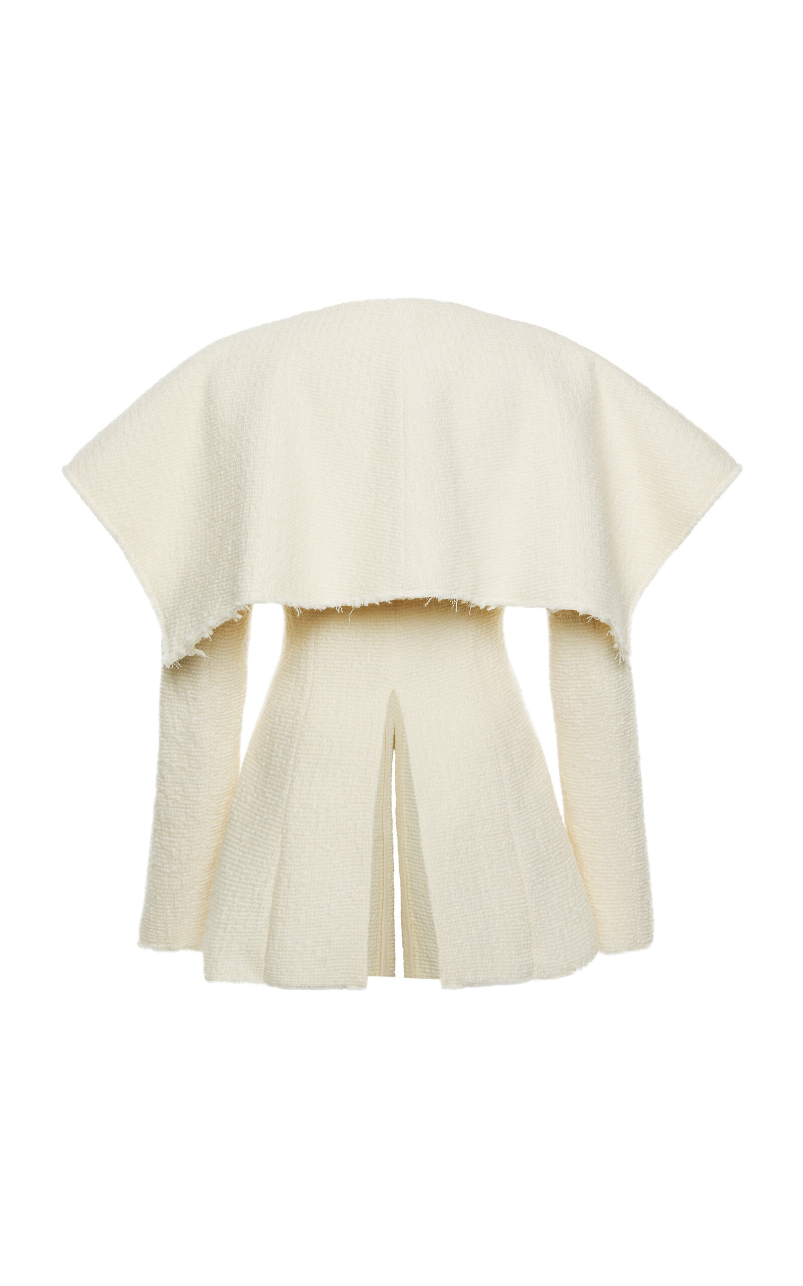 Collared Wool Blazer off-white - 4