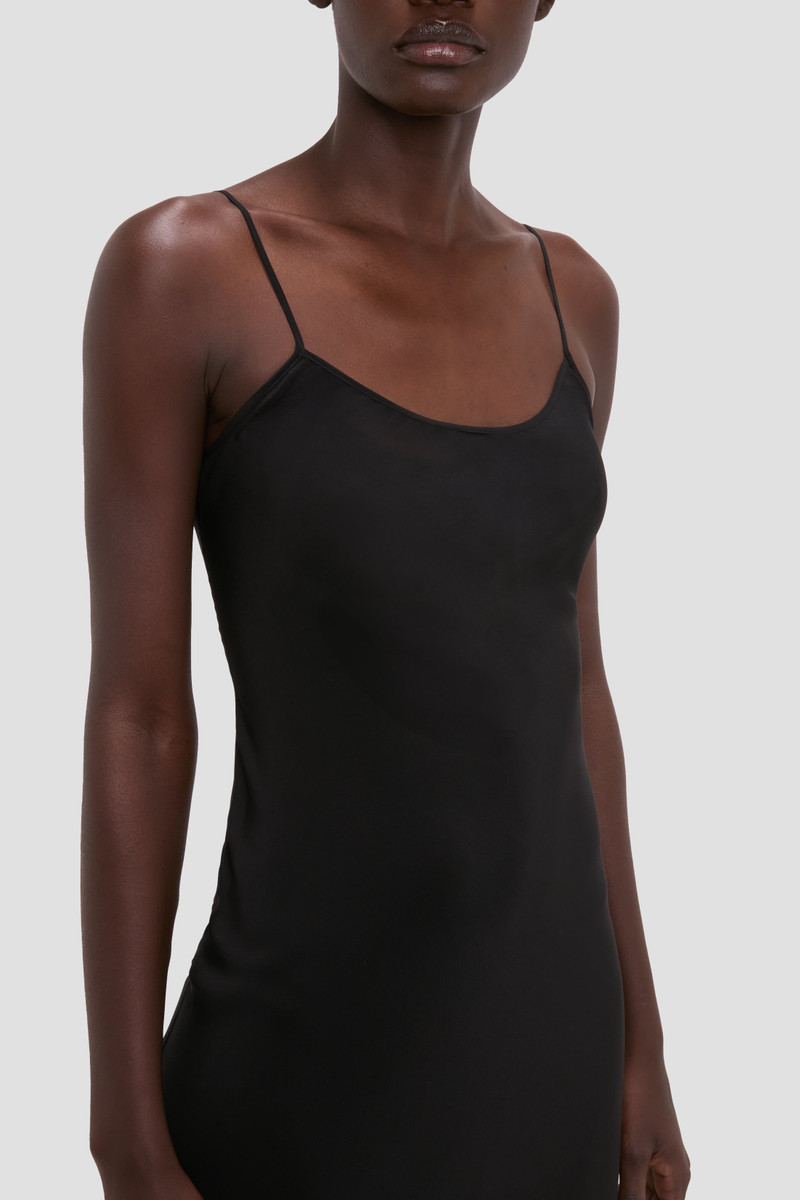 Cami Midi Dress In Black 4