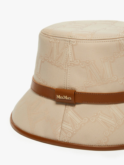 Max Mara Jacquard cotton bucket hat outlook