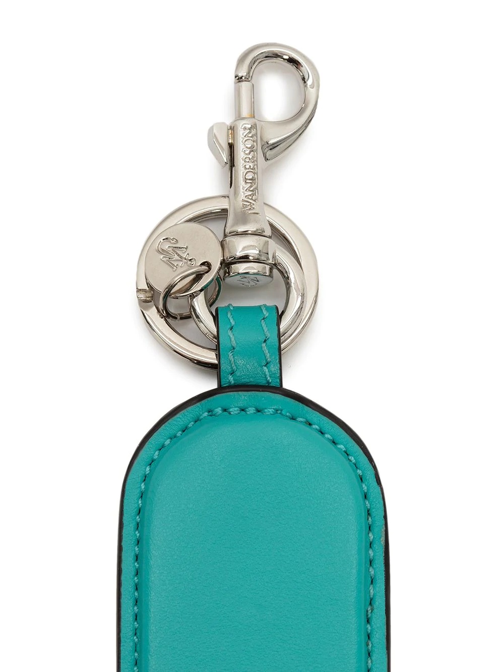 embossed logo keyring - 2