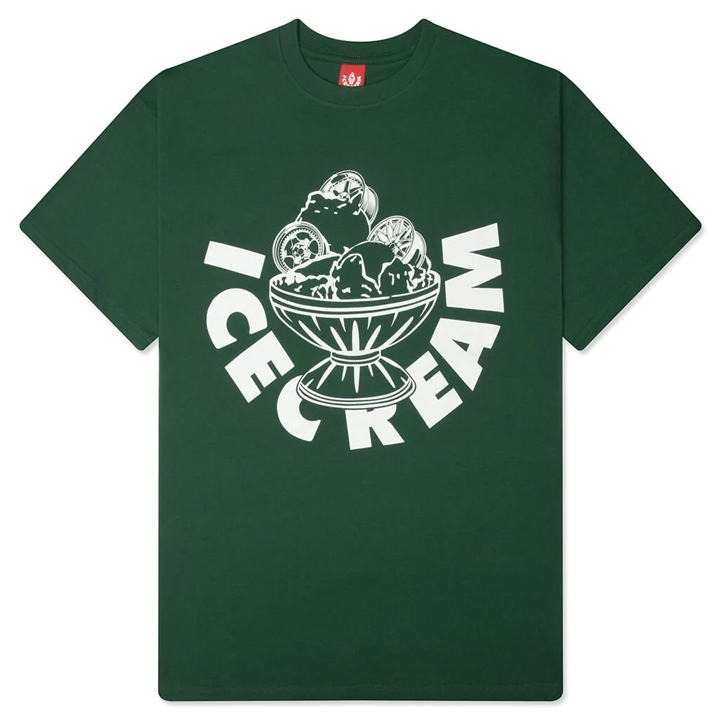ROSE S/S TEE - HUNTER GREEN - 1