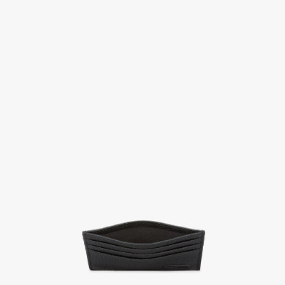 FENDI Black leather card holder outlook