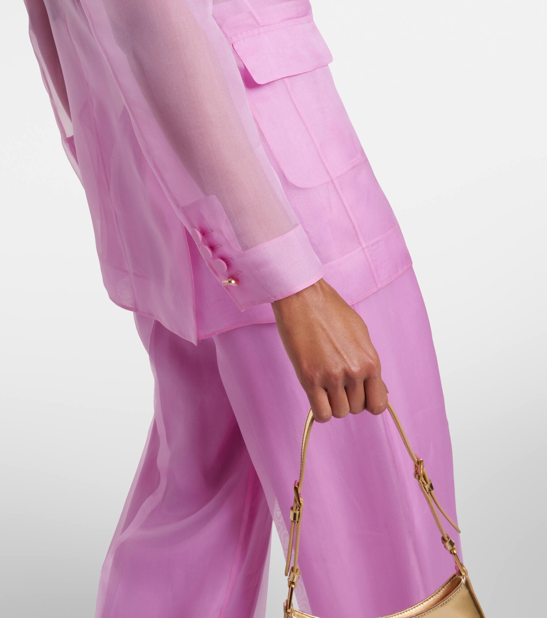 Negrar silk organza blazer - 5