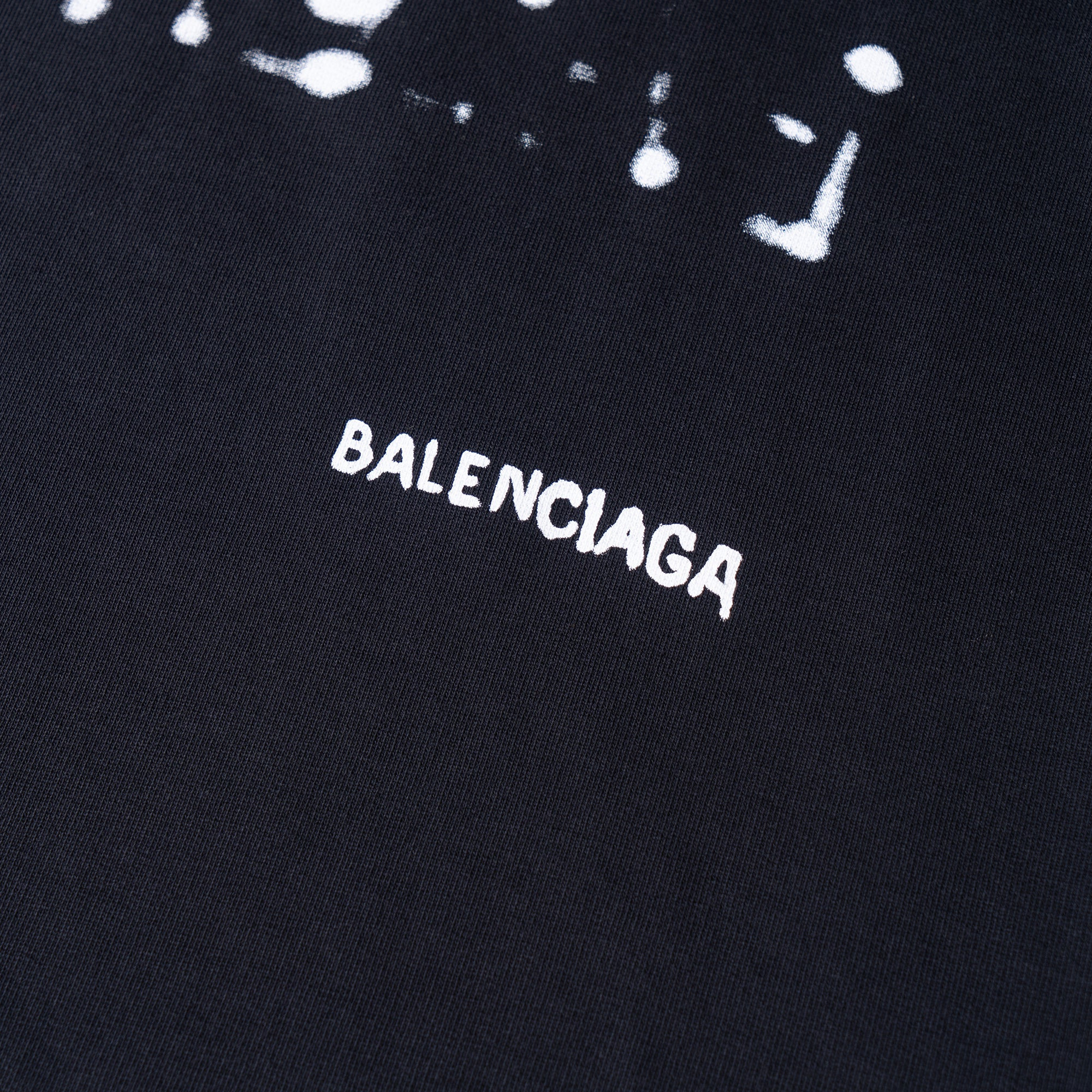 Balenciaga Hand-Drawn Balenciaga Hoodie Medium Fit 'Black' 600583TOVO61070 - 6
