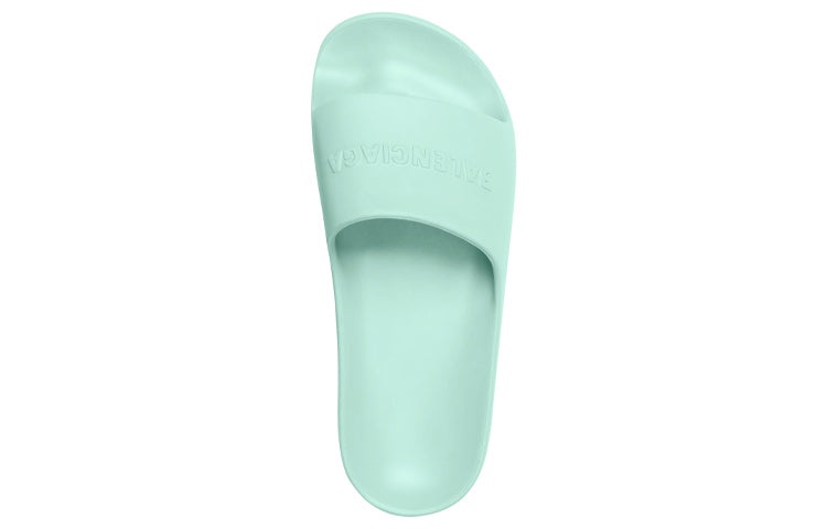 (WMNS) Balenciaga Chunky Slides 'Aqua Green' 654315W1S894598 - 4