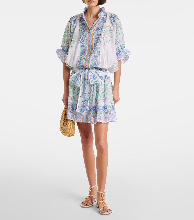 juliet dunn Paisley cotton minidress outlook