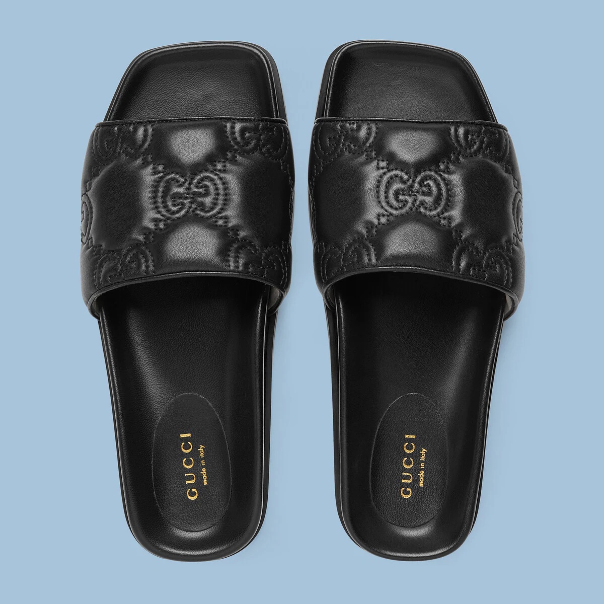 Women's GG matelassé slide sandal - 5
