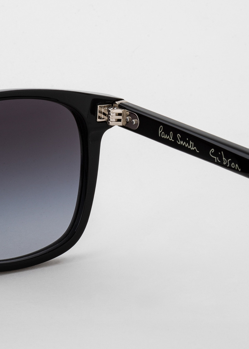 Black 'Gibson' Sunglasses 4