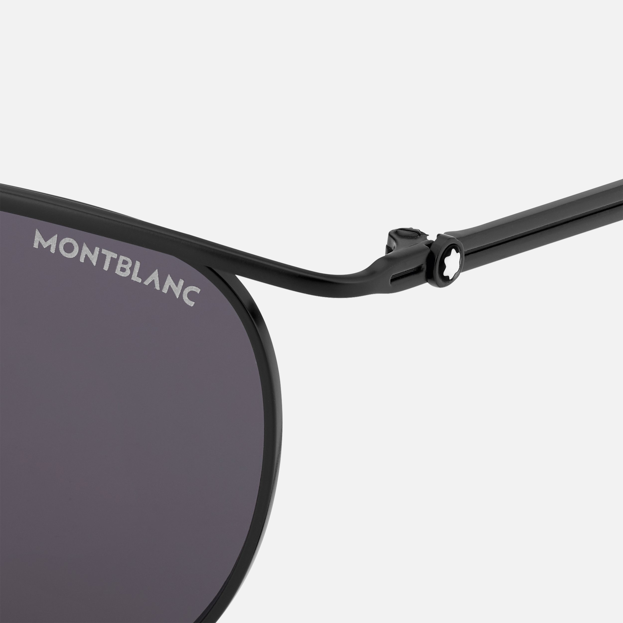 Round Sunglasses with Black-Colored Metal Frame - 2