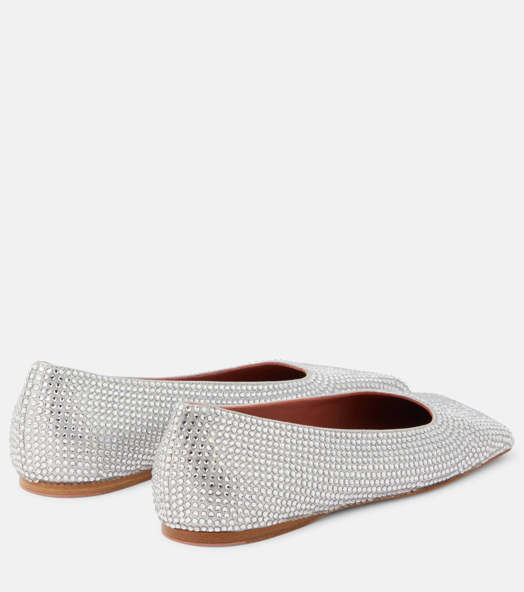 Ane embellished suede ballet flats - 3
