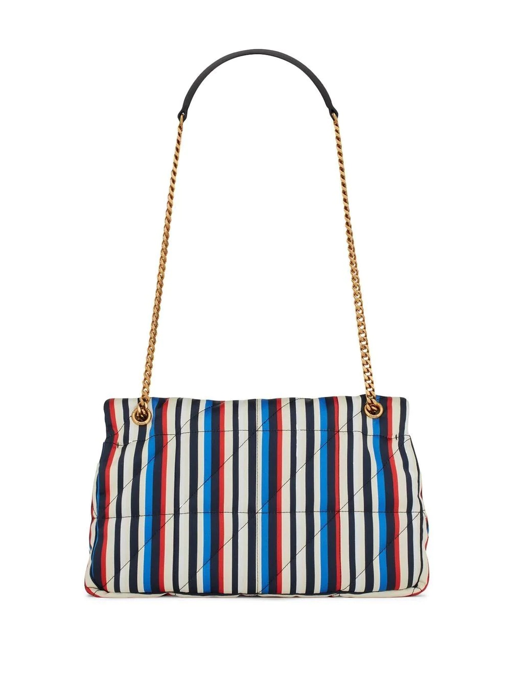 striped puffer shoulder bag - 2