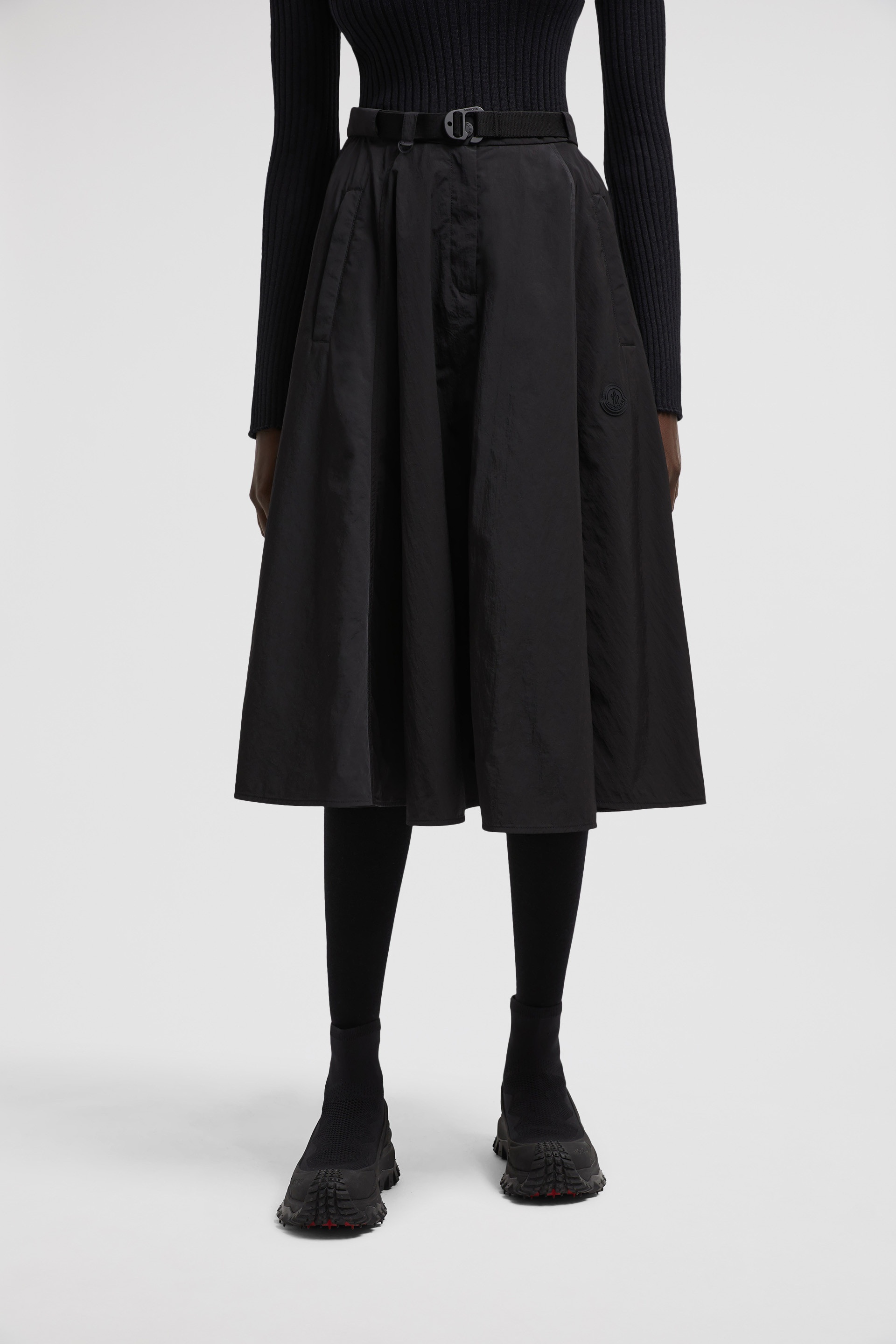 Nylon Midi Skirt - 3