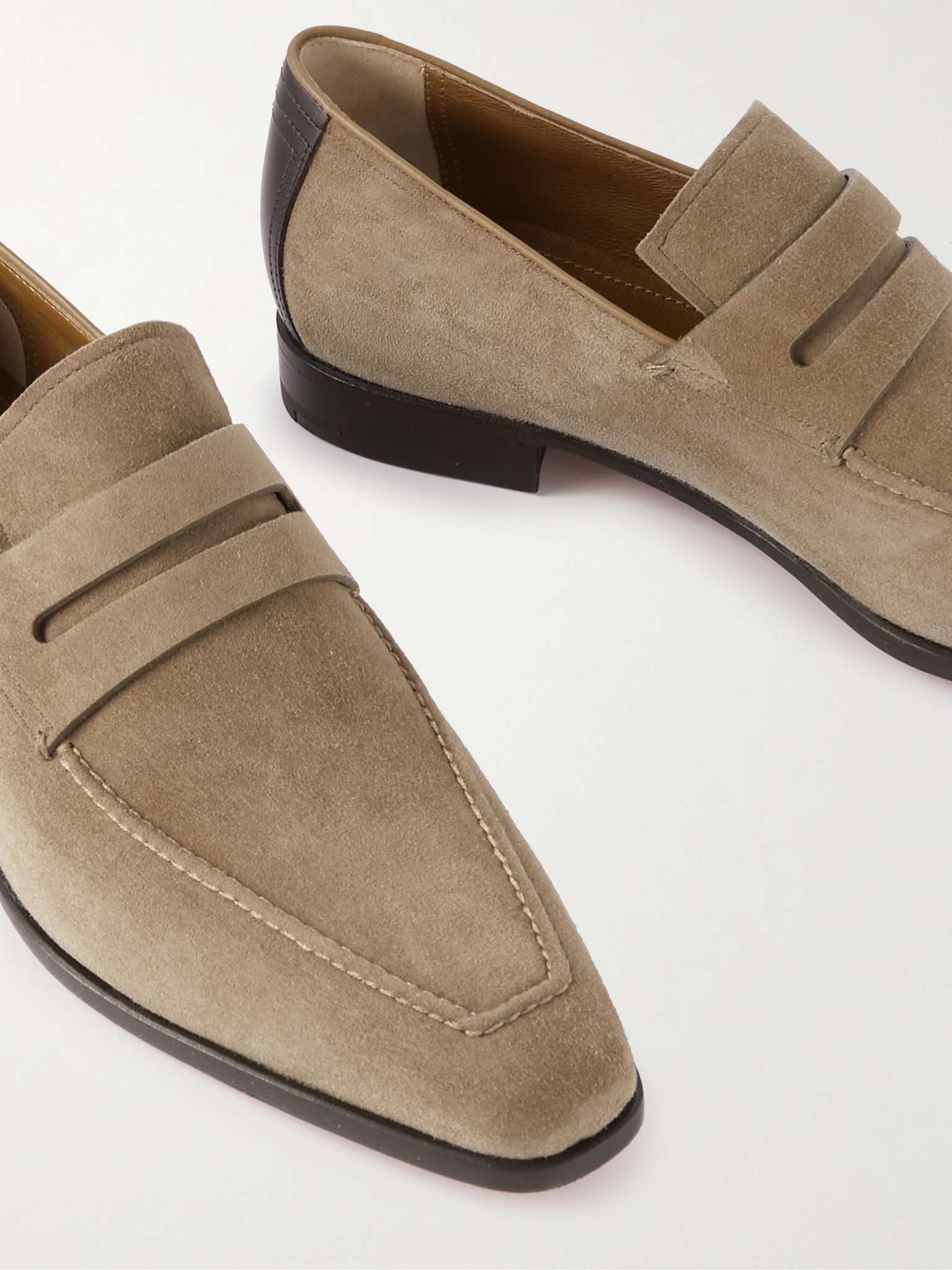 Suede Penny Loafers - 6