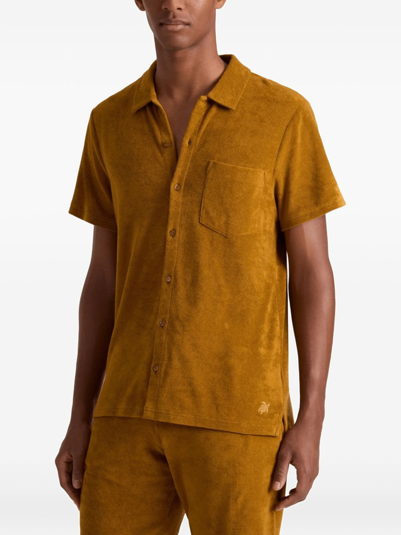 Vilebrequin short-sleeve terry bowling shirt outlook