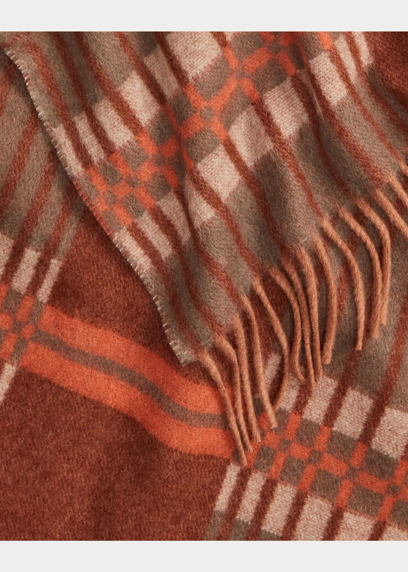 Wool-Cashmere Jacquard Scarf 4