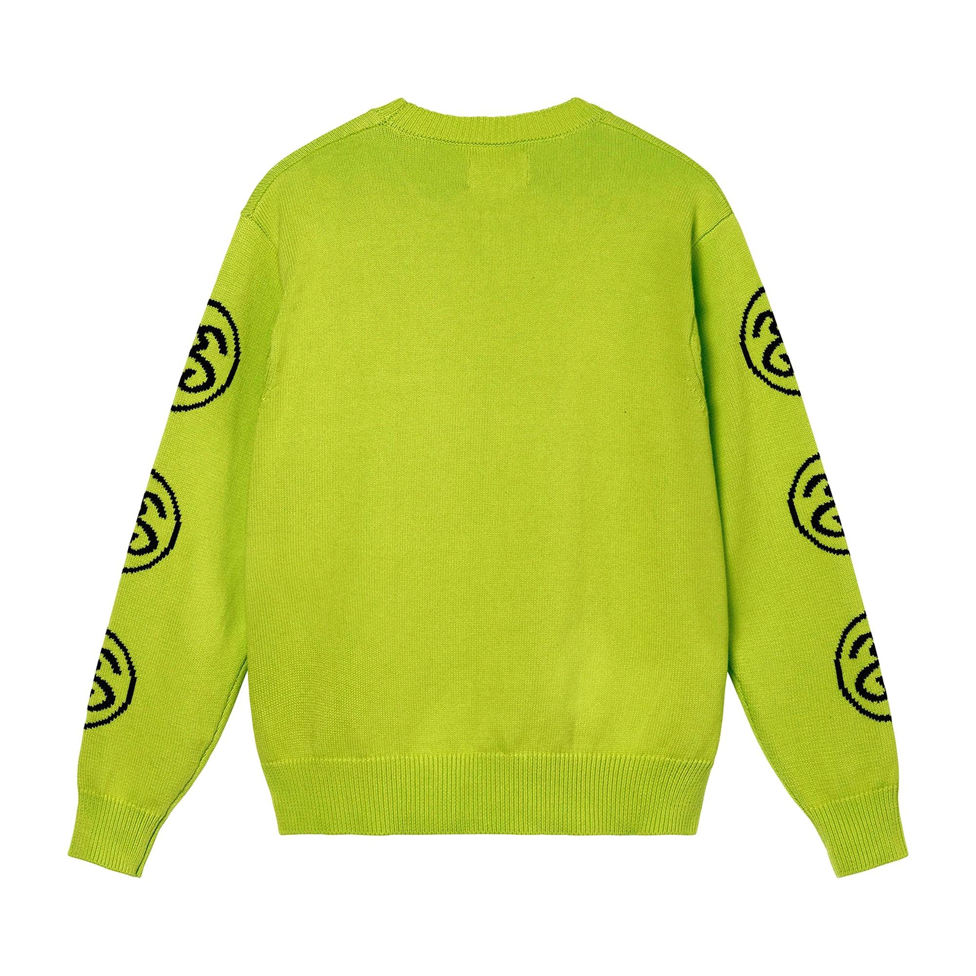 Stussy SS-Link Sweater 'Lime' - 2