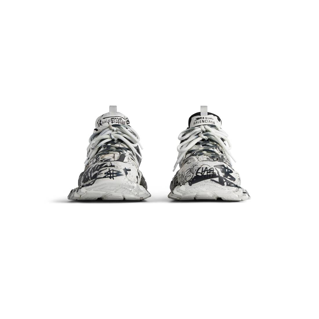 Men's Track Graffiti Sneaker  in White/black - 3
