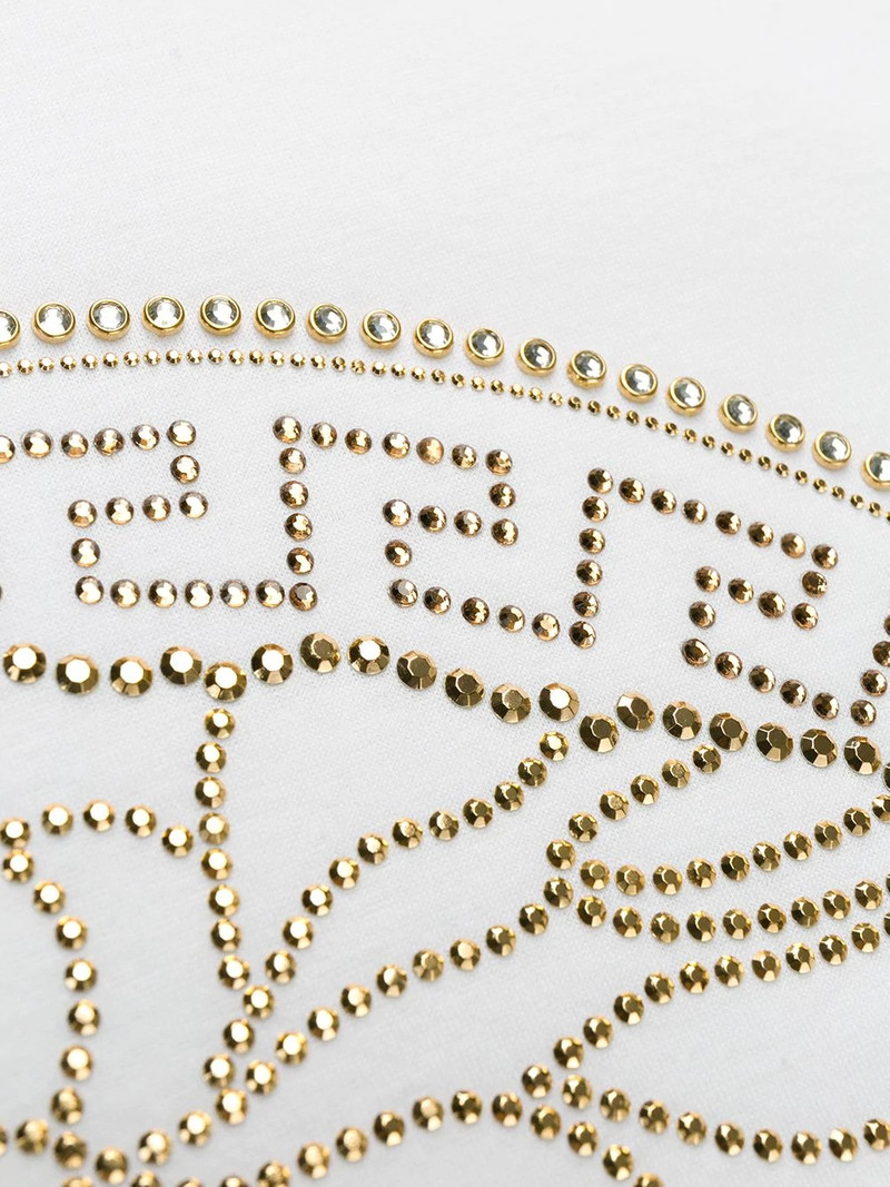 Medusa motif studded T-shirt 6