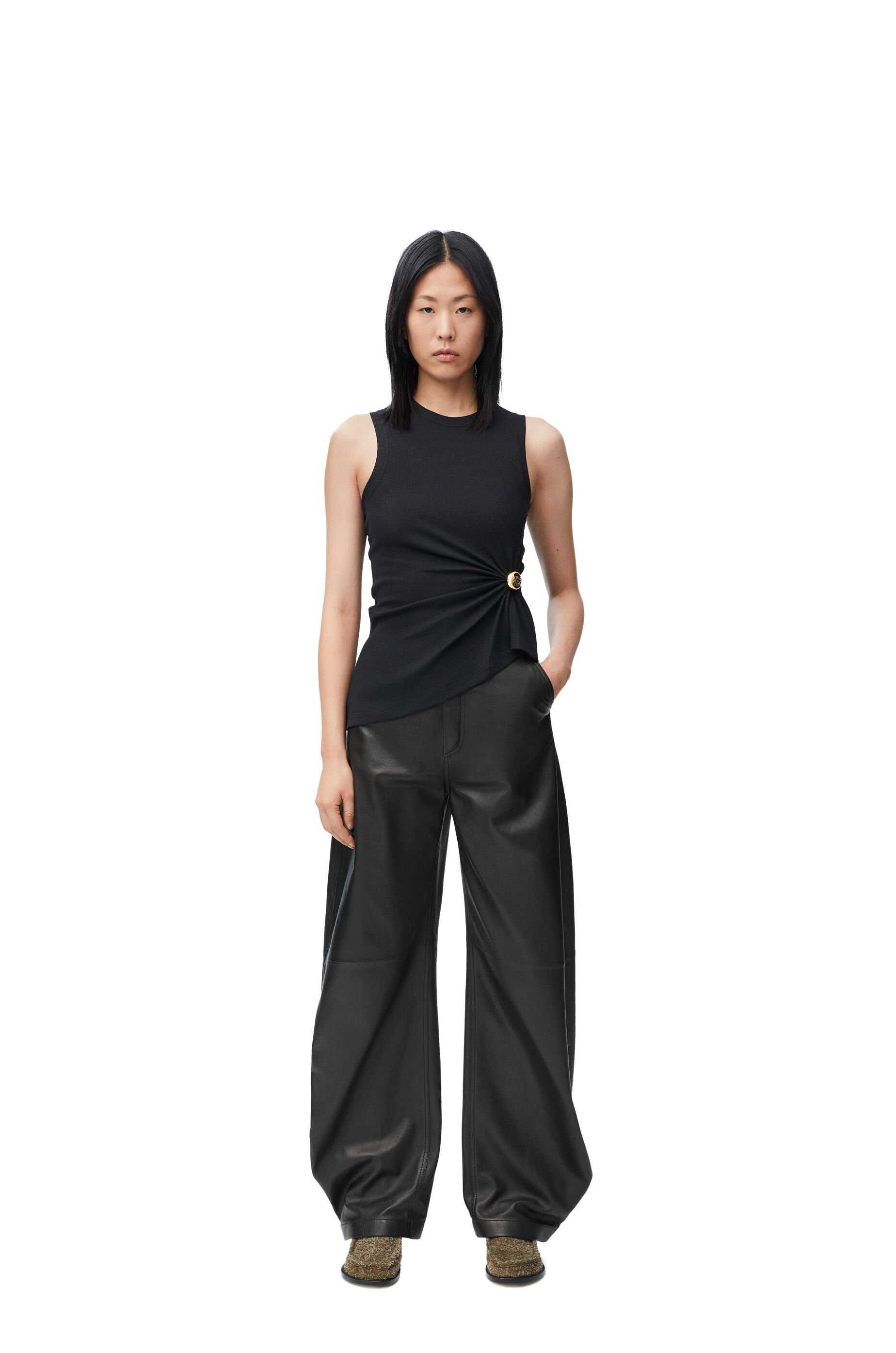 Balloon trousers in nappa lambskin - 2