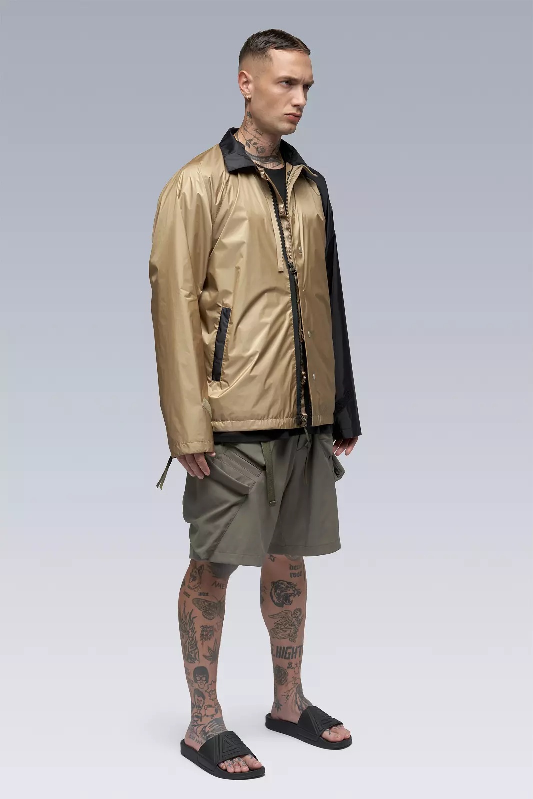 J95-WS 2L Gore-Tex Infinium™ Windstopper® Jacket Khaki/Black - 2