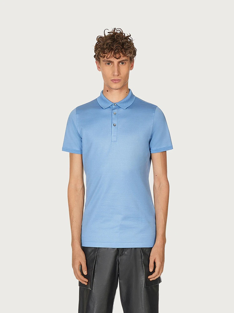 FERRAGAMO SHORT SLEEVED POLO SHIRT outlook