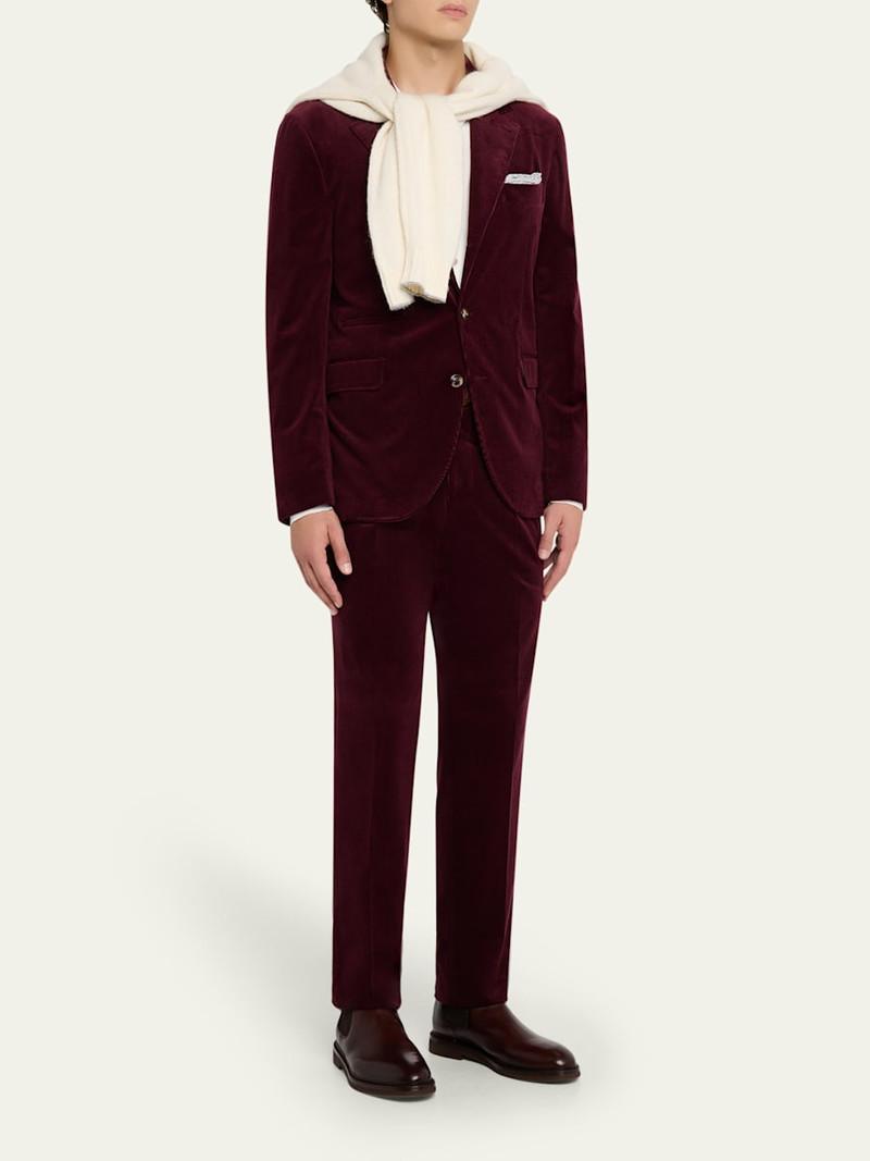 Brunello Cucinelli Men's Fine Wale Corduroy Two-Piece Suit outlook