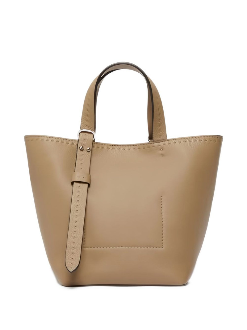 Max Mara stitch-detail bucket handbag outlook