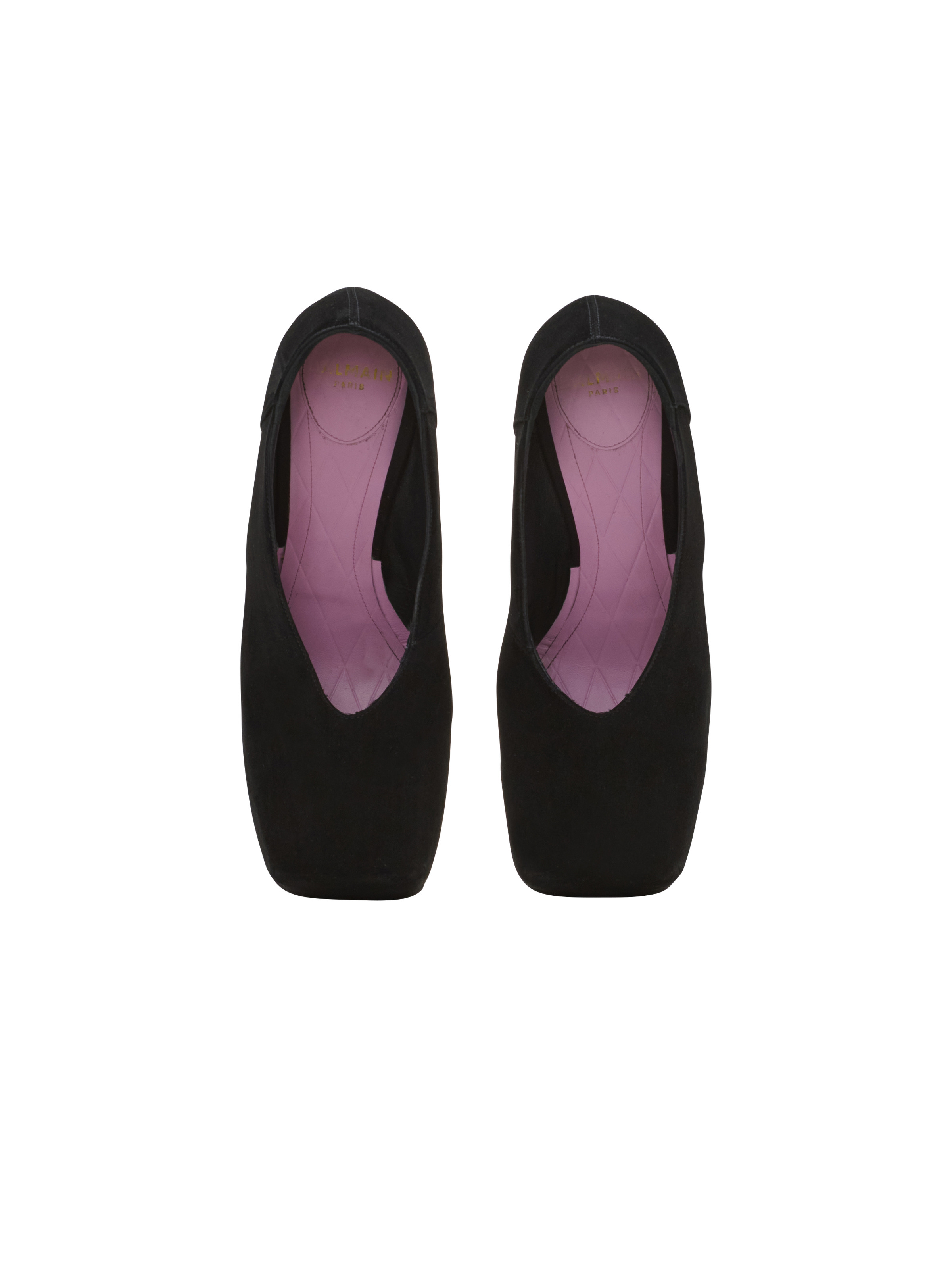 Eden platform pumps in suede - 3