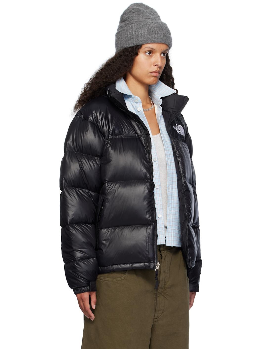 SSENSE Exclusive Black 1996 Retro Shine Nuptse Down Jacket - 2