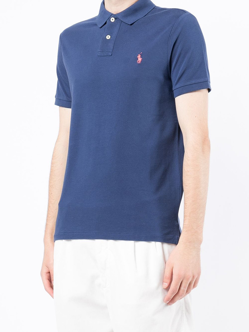 embroidered logo polo shirt 3