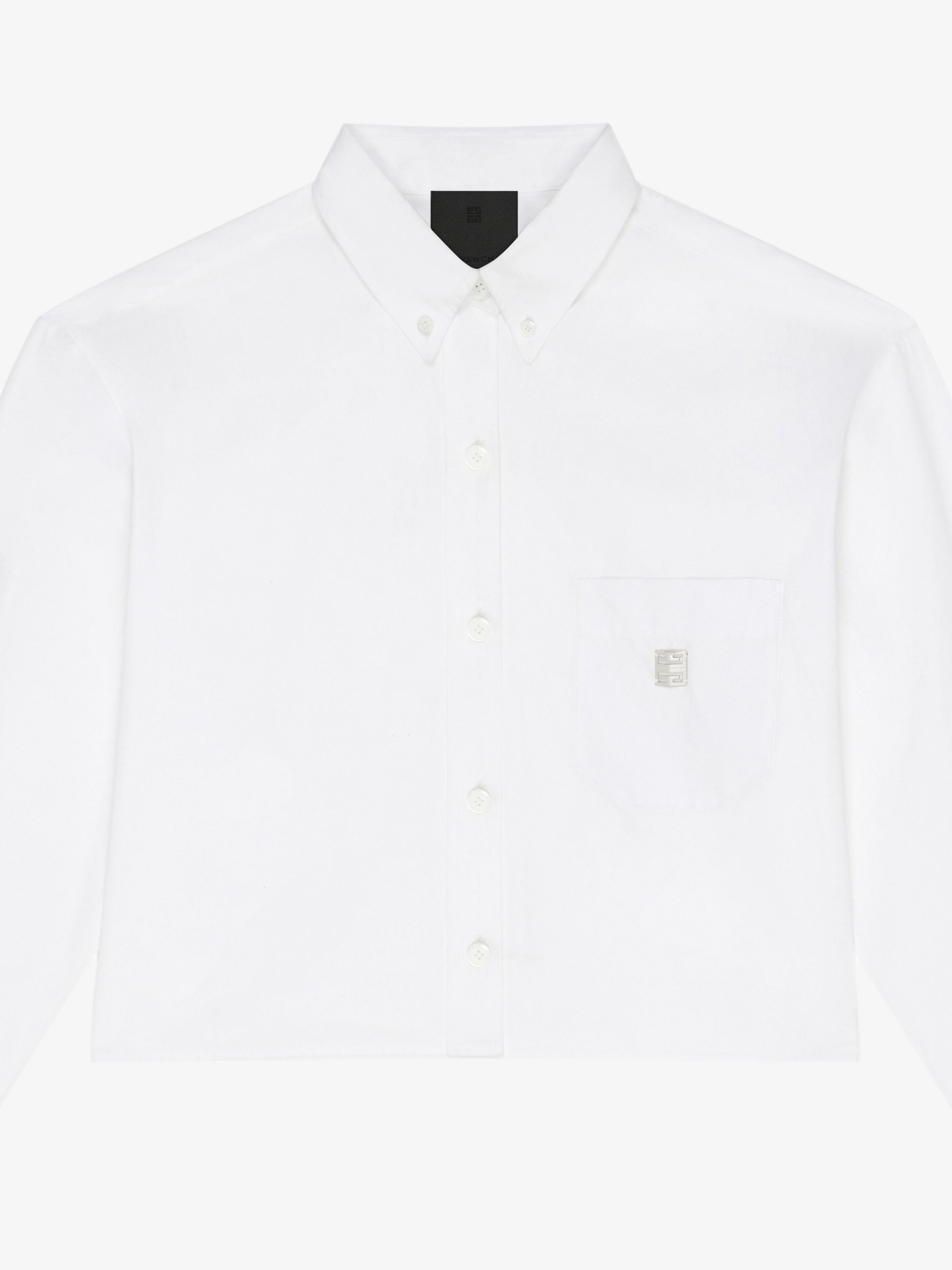 CROPPED SHIRT IN POPLIN - 5