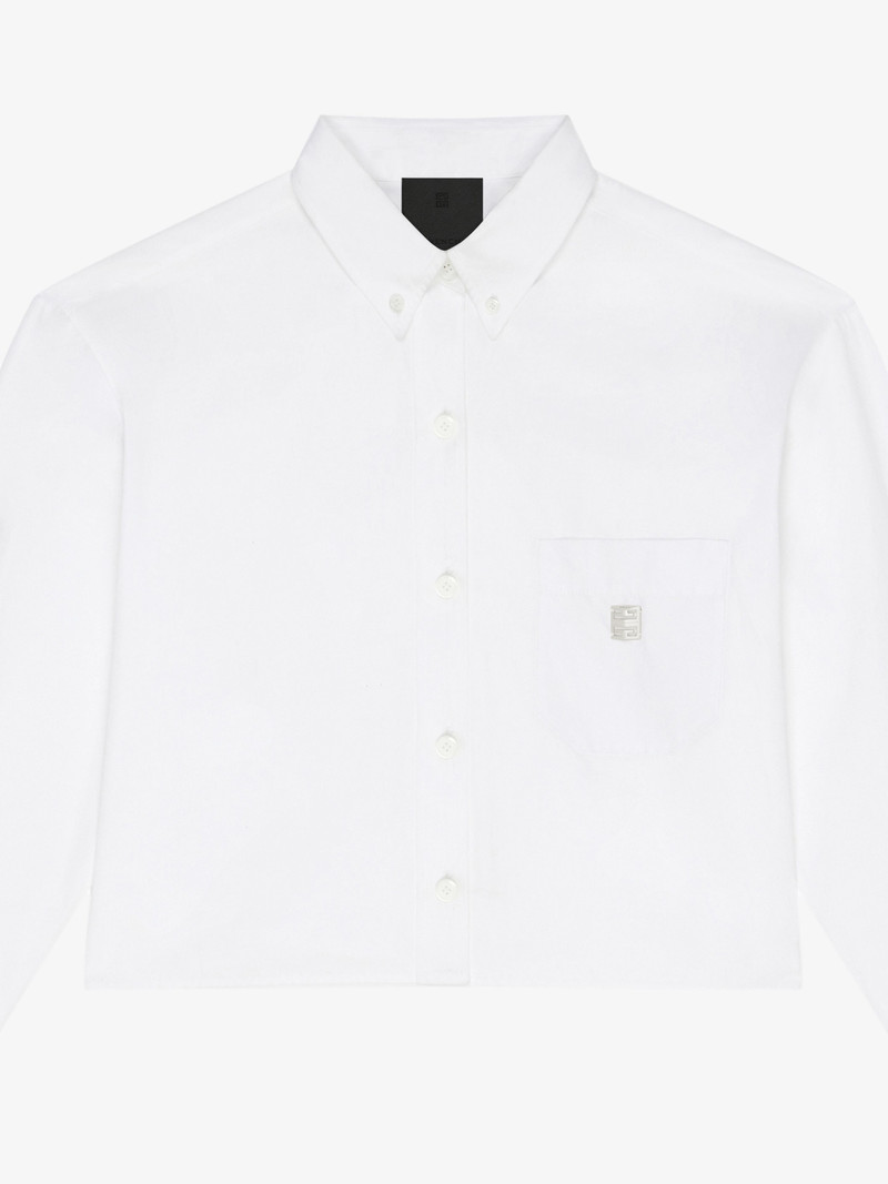 Givenchy CROPPED SHIRT IN POPLIN outlook