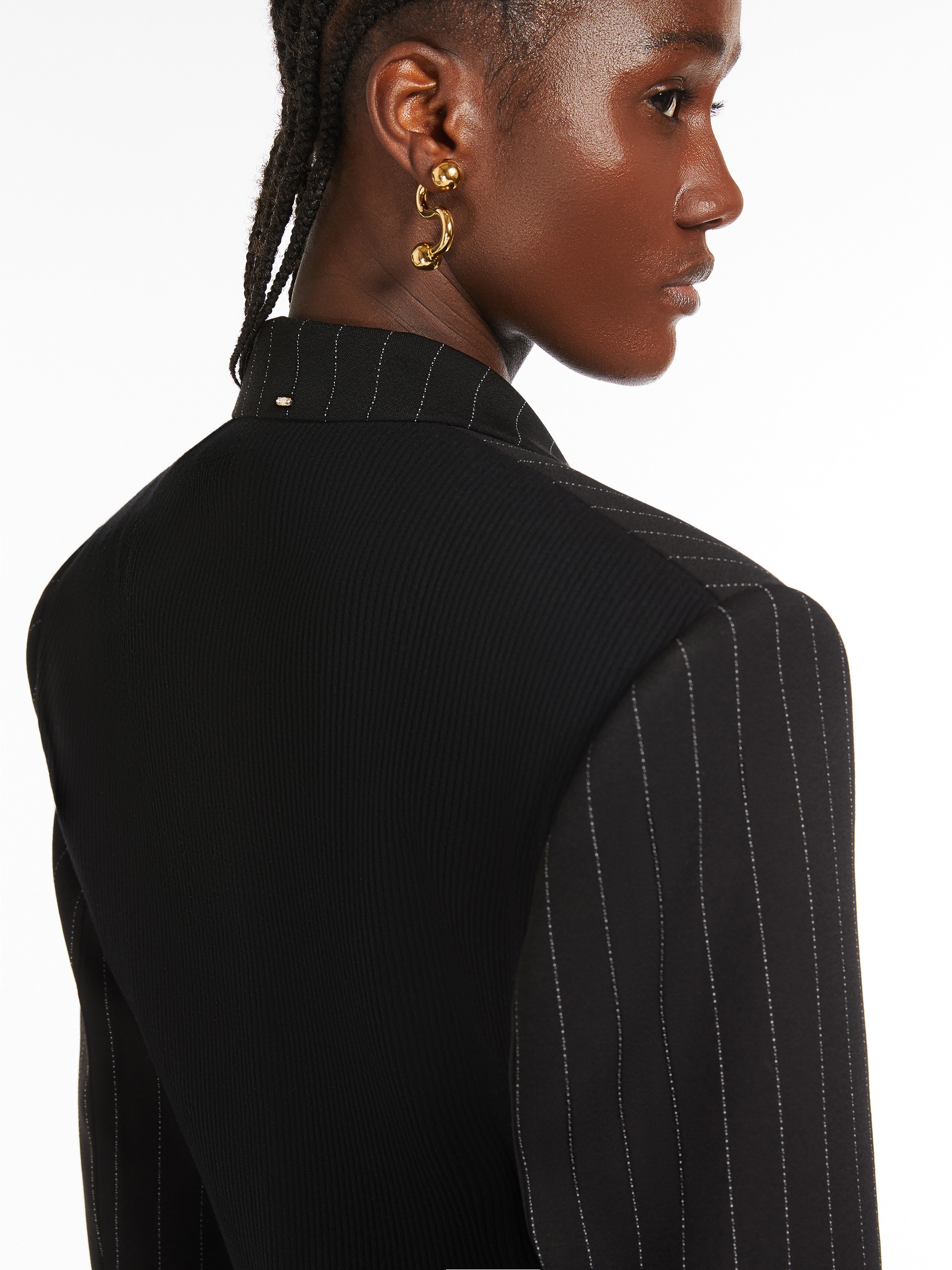 UTOPIA Short pinstriped blazer - 5