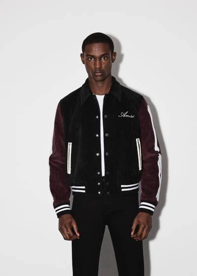 AMIRI CORDUROY BONES VARSITY JACKET outlook