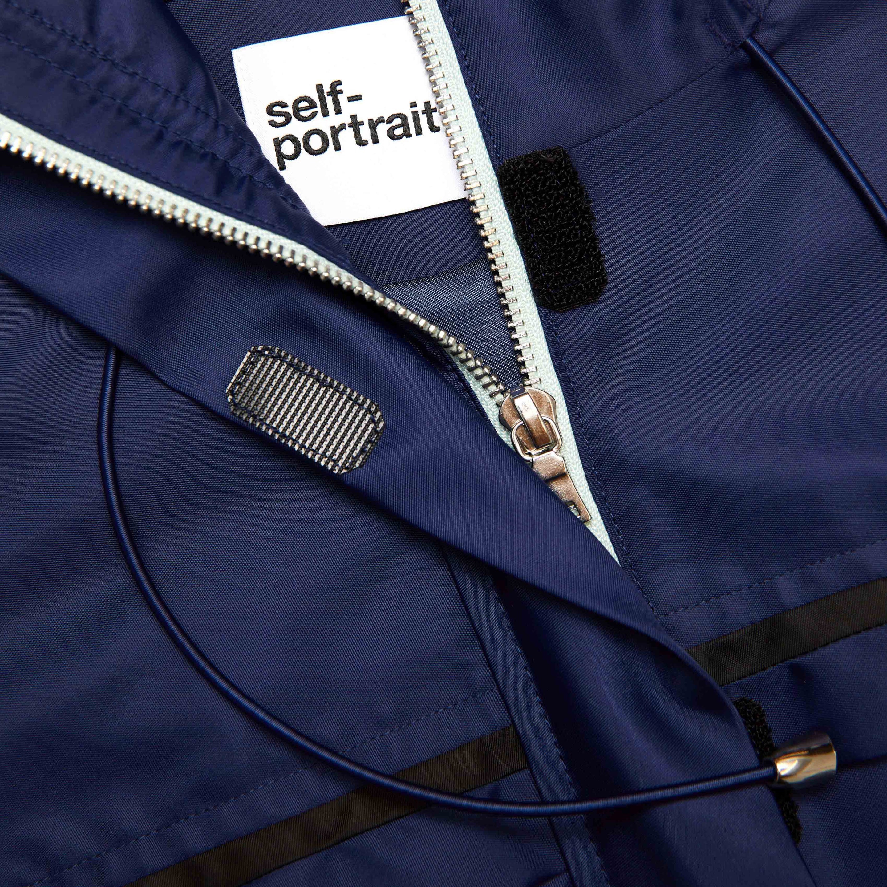 Navy Nylon Windbreaker - 5